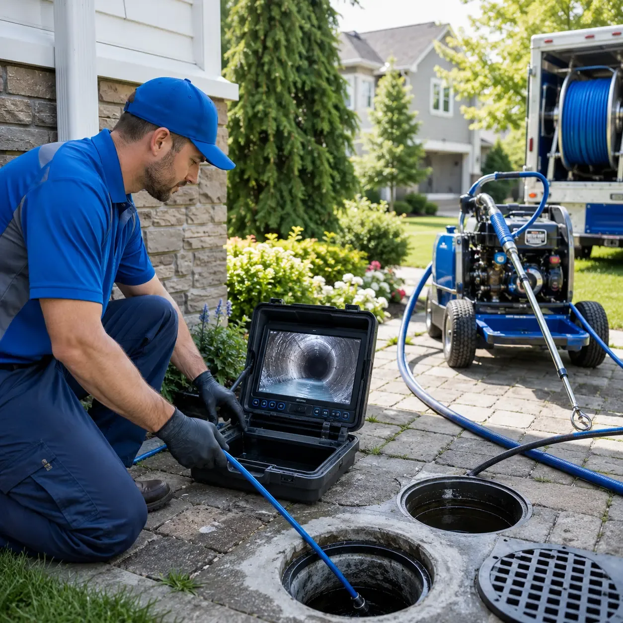 Outdoor drain cleaning professionals serving Glen Arm, MD